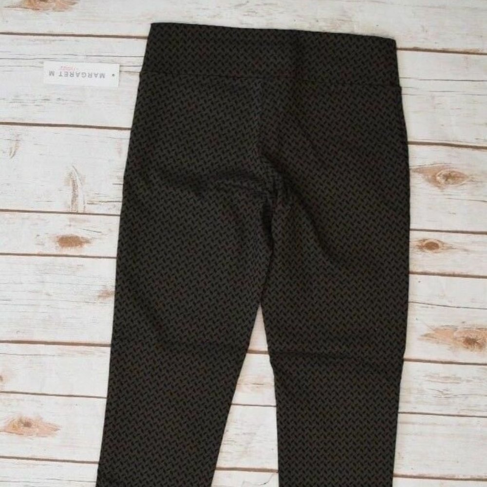 Margaret M Dark Patterned Ankle Pants - Picture 2 of 3